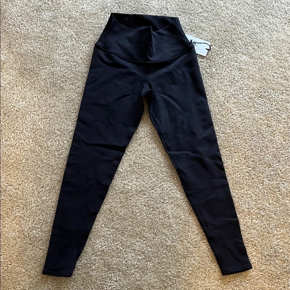 Alo Yoga Black High-Waist Airbrush Leggings